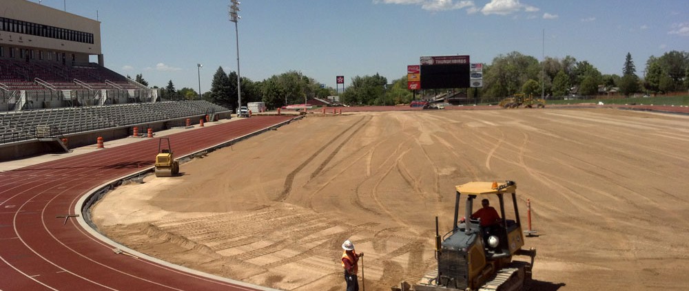 suu football field construction